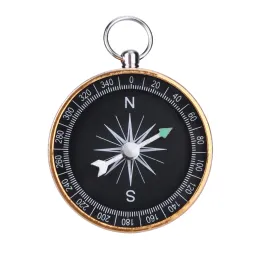 Compass Mini Outdoor Compass Aluminiumlegierung Schlüsselbund Überlebenskompass wasserdichte leichte praktische Hardware -Tool für Außenreisen