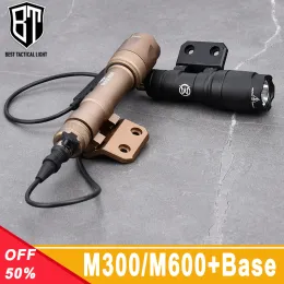 SCOPES WADSN M600C M600 M300A M300 Flashlight tattico con arma da caccia Accessorio Scout Airso Scout Mlok Keymod Offset Monte