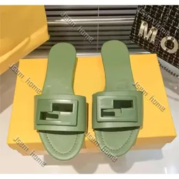 Summer Designer F Sandaler Kvinnor tofflor Luxury Fendily Sandaler Signature Baguette Womens Shoes Comfort Copper Fashion Slide Slippers 925