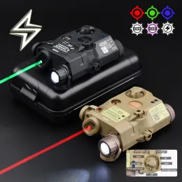 Światła taktyczne Airsoft UHP A PEQ15 LA5C PEQ15 Red Dot Zielony Blue Laser Wskaźnik SF Latka Surefir M600 M300 Brout Light