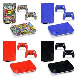 Stickers Sticker For PlayStation5 Disk Edition AntiScratch Dustproof Antislip Stickers For PS 5 Console and 2 Controllers Decal Skin