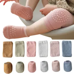 Wmayers Baby Knee Pads Socks For Girls Boys Lets Solid Color Anti Sock Socks Kid Frawling Bezpieczeństwo Skarpetka nogi nogi