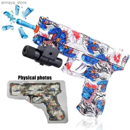 Gun Toys Ball Blaster Pistol Toys Manual Blaster Non ha bisogno di caricare Giochi di tiro esterno Giochi di Giftl2404