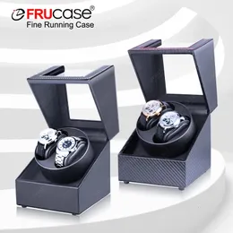 2回転モードFrucase PU Watch Winder for Automatic Watchesウォッチボックスはシリアル化できます240412