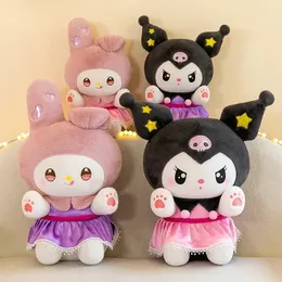 New Kuromi Melody Cinnamoroll Plüsch Spielzeug weich gefüllt Plushie Kissen Kawaii Kinder Geburtstag Geschenkdekoration