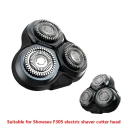 Blades Showsee Shavers Razor Electric Cutter Head mit 3 Schneiderkopf -Ersatzbaugruppe für F305 -Rasiermaschine Zubehör