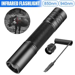 Luci 850nm/940nm VCSEL Flash a infrarossi tattici Ir Torcia Iruminator a infrarossi zoomabile