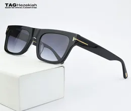 Luksusowa marka przezroczyste okulary przeciwsłoneczne Kobiety 2021 Vintage Sunglasses Men Uv400 Retro Progresywne okulary przeciwsłoneczne dla kobiet TF5634B 220217854207