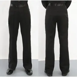 Abbigliamento da palco uomini pantaloni da danza latina pantaloni per elasticità da ballo in valz