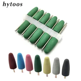 Bits HYTOOS 10pcs Silicone Nail Drill Bit Rotary Polishing Tool Bits For Manicure Pedicure Nail Care Electric Drill Accessories