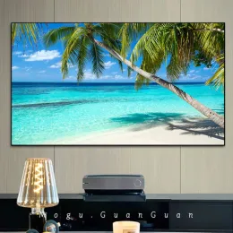 2024 HOT ALR UST Projection Screen AMBIENT LIGHT avvisar CLR 8K 60 -120 tum för Ultra Short Throw Projector Samma kvalitet som XY