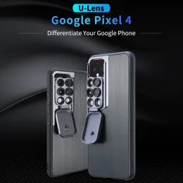 Filtry Ulanzi Uens Telefon Case z 6 w 1 obiektyw wielu dla Google Pixel 4 Pixel 4xl10x 20x makro/podwójny/szeroki kąt/soczewka Fisheye