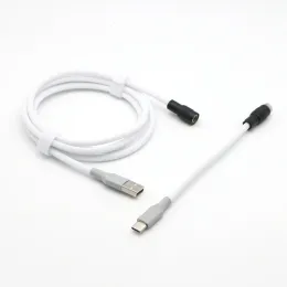 Controls Paracord and Pet Double Sleeved Usb to Typec Micro or Miniusb Mechanical Keyboard Cable with Yc8 Aviator.