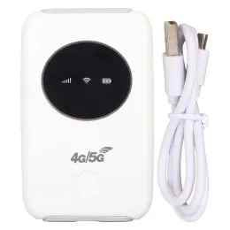 Yönlendiriciler 4G LTE USB WiFi Modem 300Mbps Kilidi Açılmış 5G WiFi SIM Kart Yuvası 3200mAH Kablosuz Taşınabilir Wifi Yönlendirici 5G SIM Yönlendirici