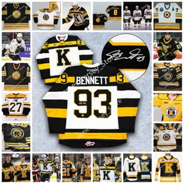 KOB Shane Wright Custom Ohl Kingst na Frontenacs zszyty koszulka hokeja 26 TED NICHOL 37 Stephen Desrocher 20 Roland McKeown 14 Michael MOF