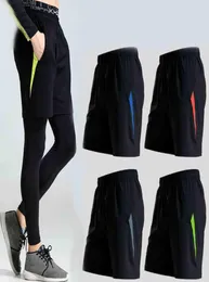 Мужские шорты Slim High Elastic Elastic Athorabless Sport Bins Plus Plus M4xl Training Quick Dry Europe America Running Pants7747148