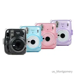 Instax Mini 11 Crystal Clear Protection Case Cover Bag Fuji Fujifilm Instax 카메라 가방 Instax 미니 11 드롭 보호 케이스를위한 카메라 백 액세서리