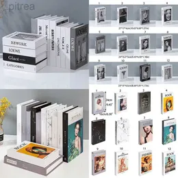 Oggetti decorativi Figurine Nordic Modern Minimalist Simulazione Libro Ornamenti Falti Libro Libro Desktop Decorazione Home Decorazione Punteggi D240424