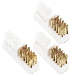 Биты 1pc Nail Art Drill Bit Brate щетки 2IN1 Медные и мягкие щетки инструменты для ногтей для ногтей или домашнего использования