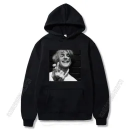 Sorto novo Lil Peep Hoodies preto Rap Hiphop Lilpeep Casal Sorto Sweatshirt Artilha de quadril Pullover de salto Com capuz com capuz vintage Men