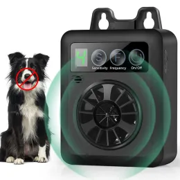 Репелленты питомца Dog Repeller Automatic Ultrasonic Mini Bark Device Зарядка собака Anit Barking Training Clicker Pet Dog Supplies