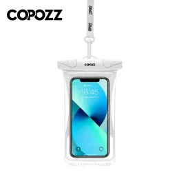تنورة Copozz Skiingsnowboarding قطعة هاتف مقاومة للماء غطاء الشاشة التي تعمل باللمس Mobilephone Diving Bag Pouch for iPhone Xiaomi Samsung Meizu