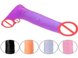 45 pollici di mini dildo realistici con sfere 5 colori G Spot stimolatore Penis artificiale Plugs anale Plug sesso giocattoli per donne5428373