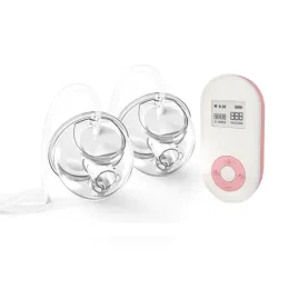 Enhancer Electric Breast Pump Dubbel tyst bärbar automatisk mjölkare USB -laddningsbara handsfri bärbar mjölkutdragare baby QX2D