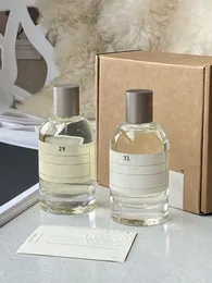 디자이너 LB 중성 향수 100ml Santal 33 Bergamote 22 Rose 31 Noir 29 Long Brand Eau de Parfum 지속 향수 옥수수 Cologne Fast Ship