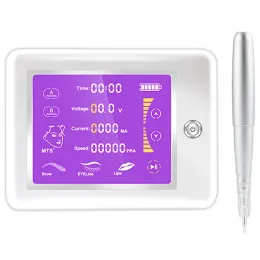 Maszyna profesjonalna stała maszyna do makijażu PMU Pen do mikrobladingu Brwi Lips Eyeliner Rotary Tattoo Machine Kit kase