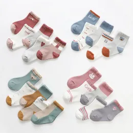 Skarpetki 5 par Baby Baby Short Cotton Socks Spring Autumn Chłopcy Zabawne kreskówki dla zwierząt skarpetki dla dzieci Kolorowe skarpetki 2020