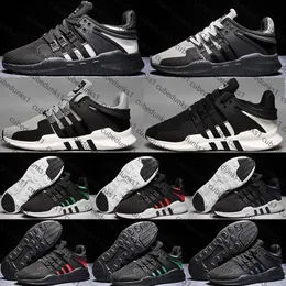High Quality Designer Clover Classic Low Cut Men Women Knitted Running Shoes EQT Sports Board Shoes Lace up Black White Gray Sneakers Outdoor Training Shoes Size 36-45