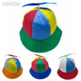 Caps Chapéus filhos adultos Helicóptero de helicóptero de verão Capace de caçamba Capinha colorida de retalhos coloridos Dragonfly Festa de cosplay Snapbackhat ajustável D240425