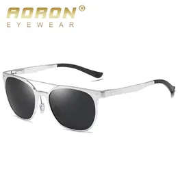 2024 Новый Aoron новый Gun Metal Polarized Мужские солнцезащитные очки алюминиевые мужские мужские езды на солнцезащитные очки для мужчин Oculos de sol