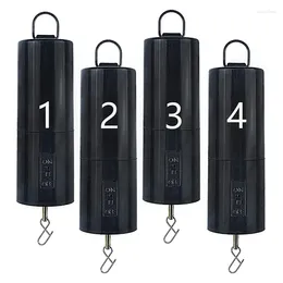 Figurine decorative 4 pcs Display sospeso batteria a batteria a rotazione a rotazione per l'arredamento del cortile del vento