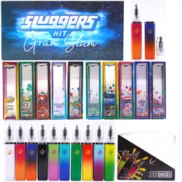 Boş sümüklüler buharlaştırıcı ambalajı 2.0ml seramik bobin atomizer, şarj edilebilir pil ile tek kullanımlık vape kalem e-sigara 10 suş