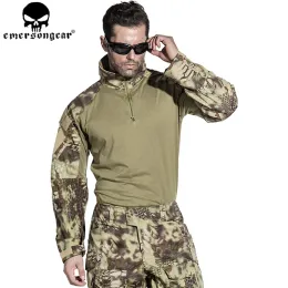 الطبقات Emersongear G3 القتال القتالي الجيش العسكري Airsoft القميص التكتيكي القميص العسكري تمويه Tshirt ماندريك EM8593