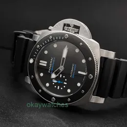 패션 럭셔리 Penarrei 시계 디자이너 잠수함 시리즈 자동 기계적 남성 시계 42mm 캘린더 방수 나이트 글로우