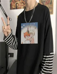 Men039s magliette kawaii anime frutti basket soma momiji souma kyo t magliette estetica harajuku cartoon tops casual estate long 3341655