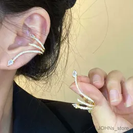 Dangle żyrandol mody Crystal Kryształowy wąż na kolczykach dla kobiet lśniących dhinestone ucha mankiet