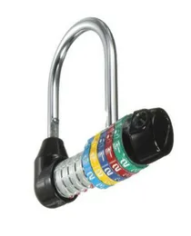 Zinc Alloy 5 Dial Digit Number Combination Travel Security Safely Code Password Lock Combination Padlock Approx 66x66x20mm2386823