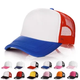 Софтбольный цвет Candy Color Simple Hip Hip Hop Mesh Bessables Unisex Baseball Cap Случайный солнцезащитный крем папа для женщин мужчин