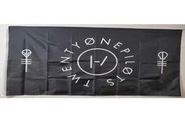 Twenty One Pilots Flag 3x5ft 150x90cm Digital Polyster Polyster Publicidade Publicidade ao ar livre Uso interno 1582522