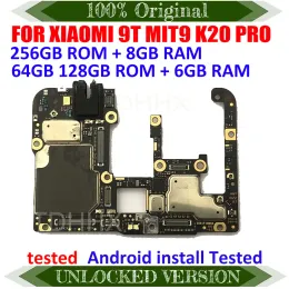 اللوحات الأم كاملة العمل لوحة متنقلة رئيسية لمجلة Mainboard لـ Xiaomi 9t Mi9t M9t Mi 9T Pro Redmi K20 اللوحة الأم مع دوائر الرقائق
