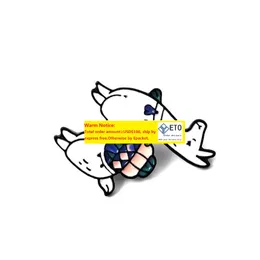 Süße Alpaka -Emaille Pin Brosche Cartoon Style Lapel Badge für Taschen Kleidung kinderfreundlicher Schmuck Geschenk Zz