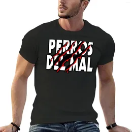 Herren Polos Los Perros del Mal T-Shirt kurze Custom-T-Shirt-Kleidung für Männer