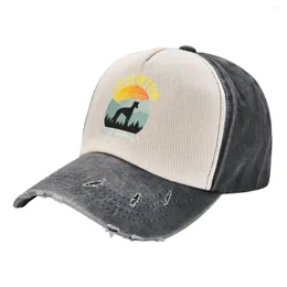 Bollmössor Livet är bättre med en Whippet Summer Dog Giftcap Baseball Cap Hat Man Luxury Sun For Children Elegant Women's Hats Men's