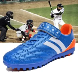 Stövlar 2023 Ultra Light Sneakers pojkar flickor andningsbara basebollskor män spikar nonslip utomhus sportskor softball skor