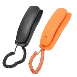 Accessories Mini Phone Office Telephone Desktop Corded Landline Telephone Home Phone Fixed Wired Phones for Home Office Business Hotel