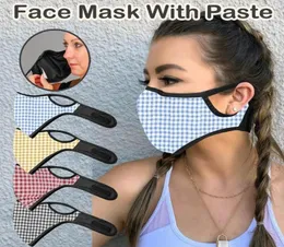 USA: s lager med Pocket Adult Fashion Print Filter PM25 Paste mönster Design Cykelskydd Sport Dammtät respirator Face MAS8084405